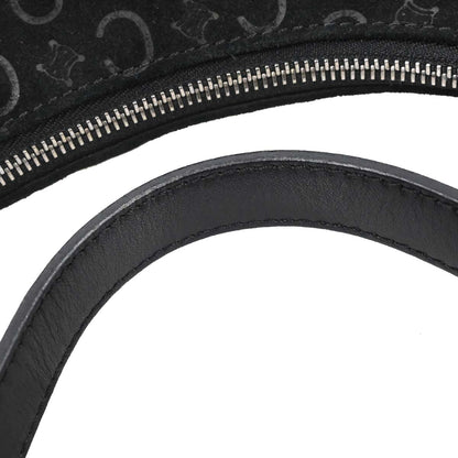 Celine Black Suede C Macadam Handbag