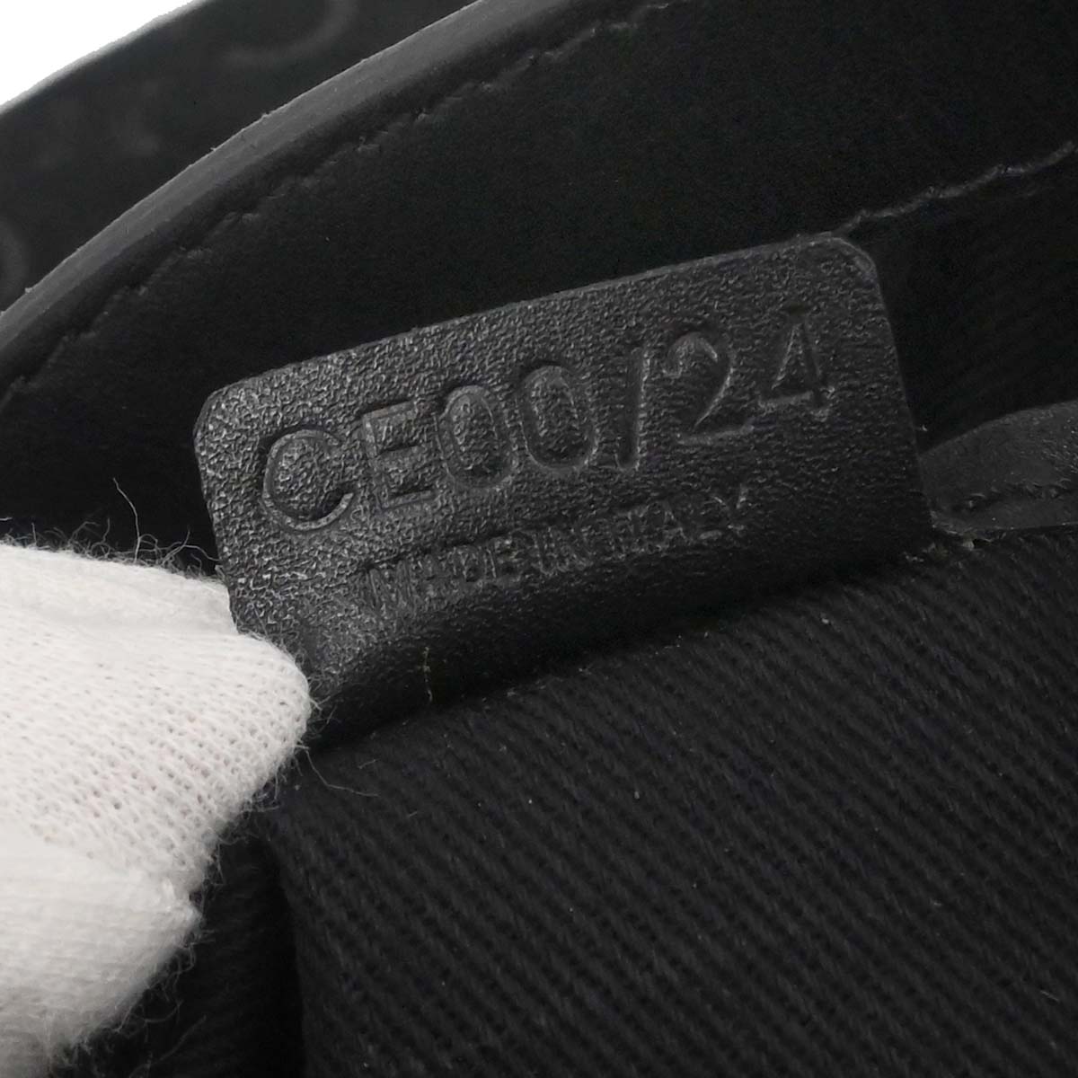 Celine Black Suede C Macadam Handbag