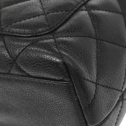 Chanel Black Caviar Skin Kelly Top Handle Handbag