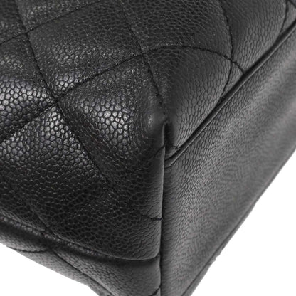 Chanel Black Caviar Skin Kelly Top Handle Handbag