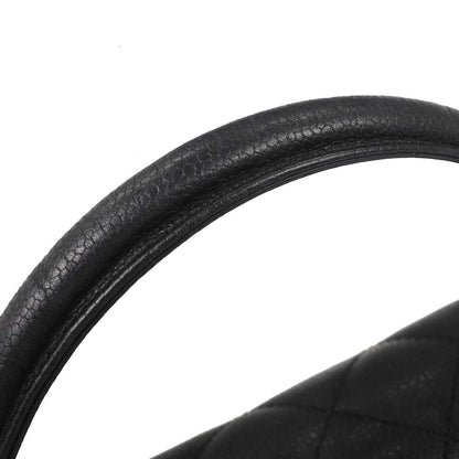 Chanel Black Caviar Skin Kelly Top Handle Handbag