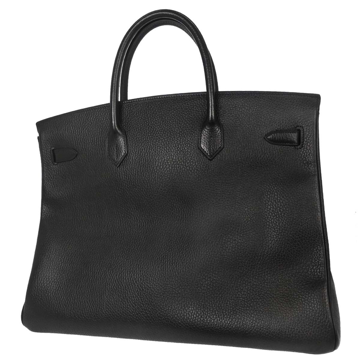 Hermes Black Ardennes Birkin 40 Handbag