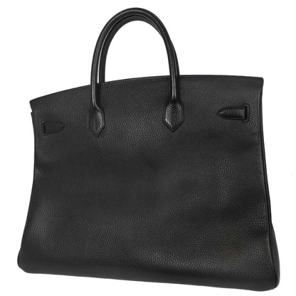 Hermes Black Ardennes Birkin 40 Handbag