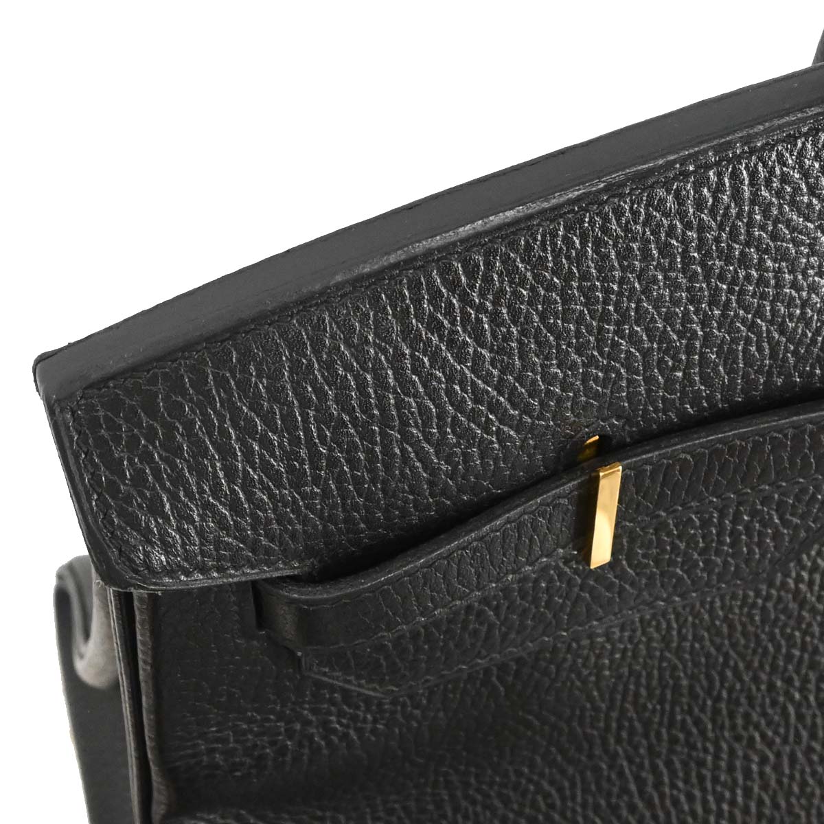 Hermes Black Ardennes Birkin 40 Handbag