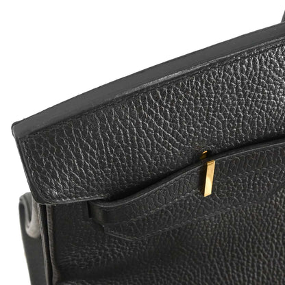 Hermes Black Ardennes Birkin 40 Handbag