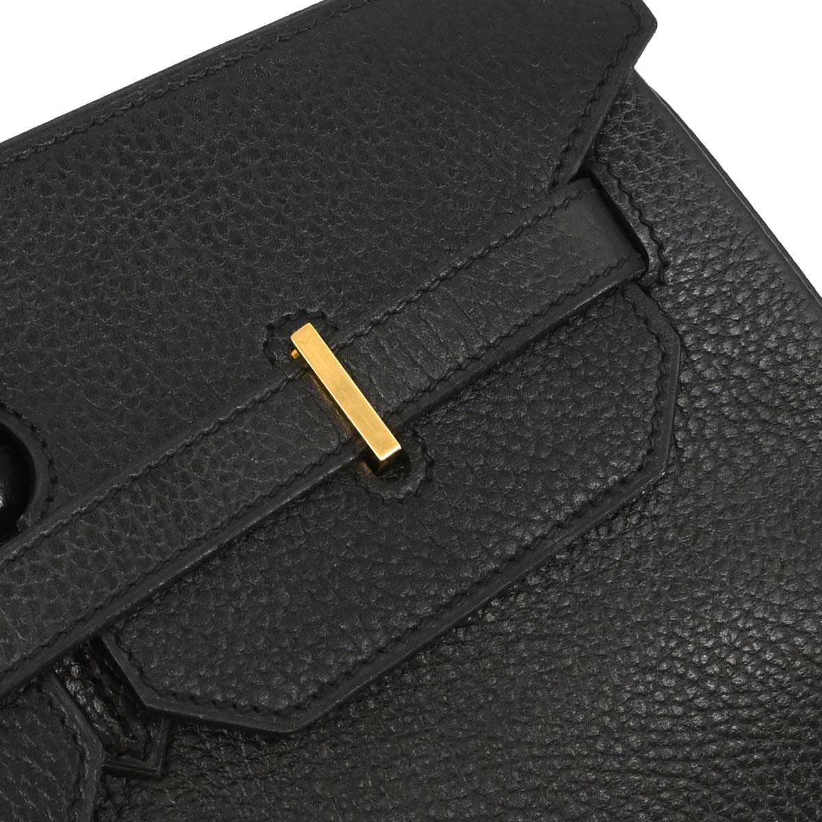 Hermes Black Ardennes Birkin 40 Handbag