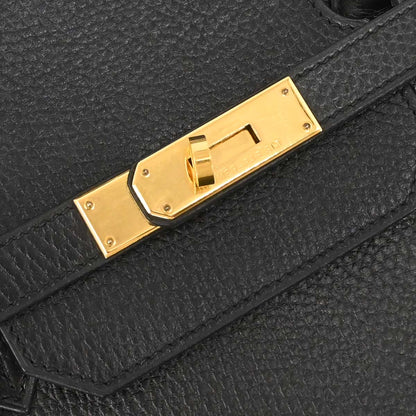 Hermes Black Ardennes Birkin 40 Handbag