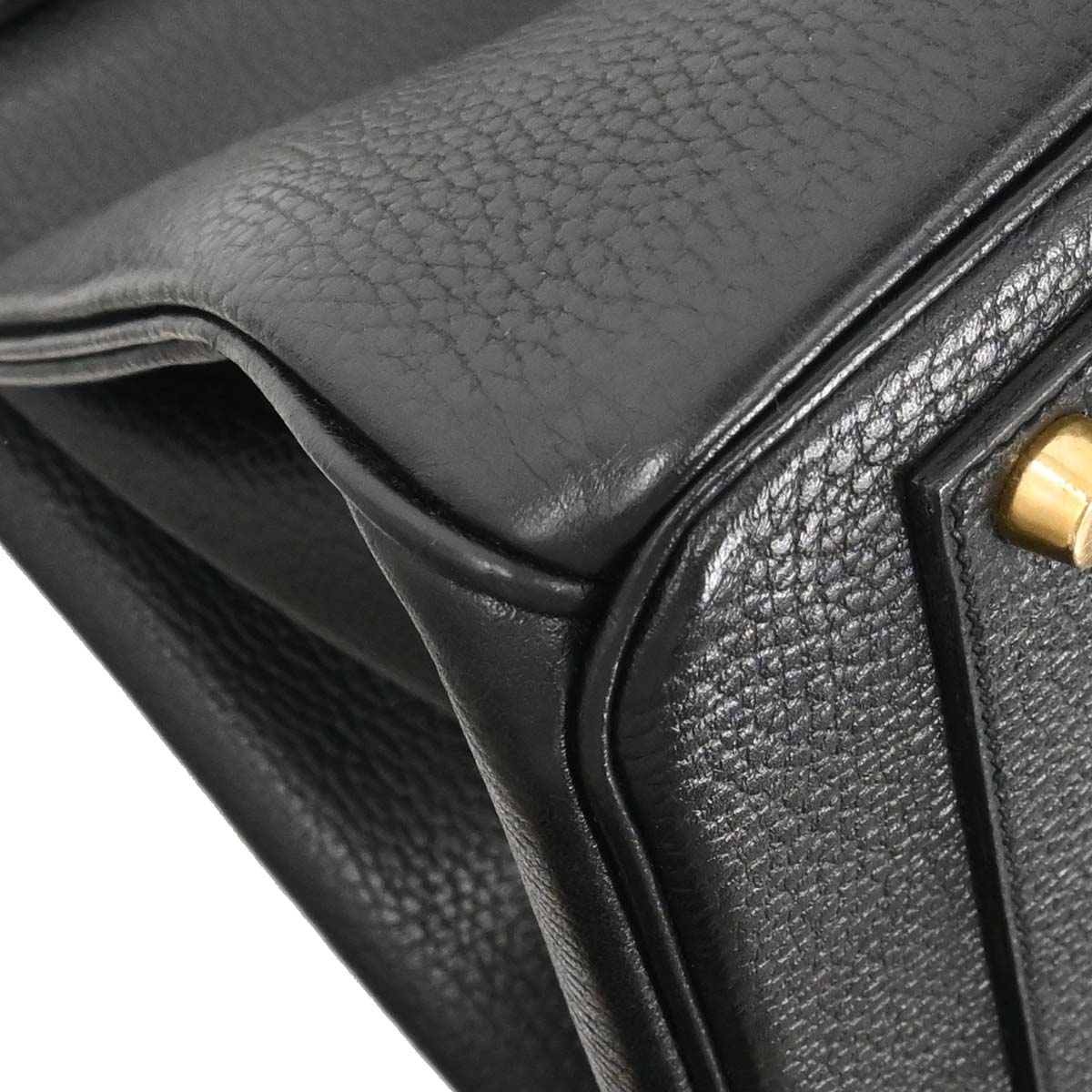 Hermes Black Ardennes Birkin 40 Handbag