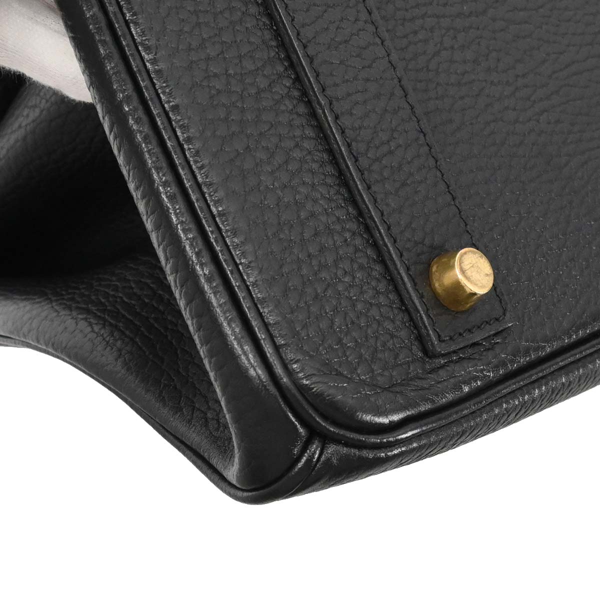 Hermes Black Ardennes Birkin 40 Handbag