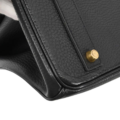 Hermes Black Ardennes Birkin 40 Handbag