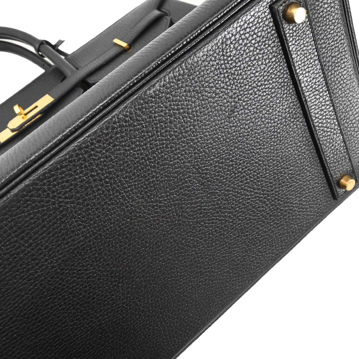 Hermes Black Ardennes Birkin 40 Handbag