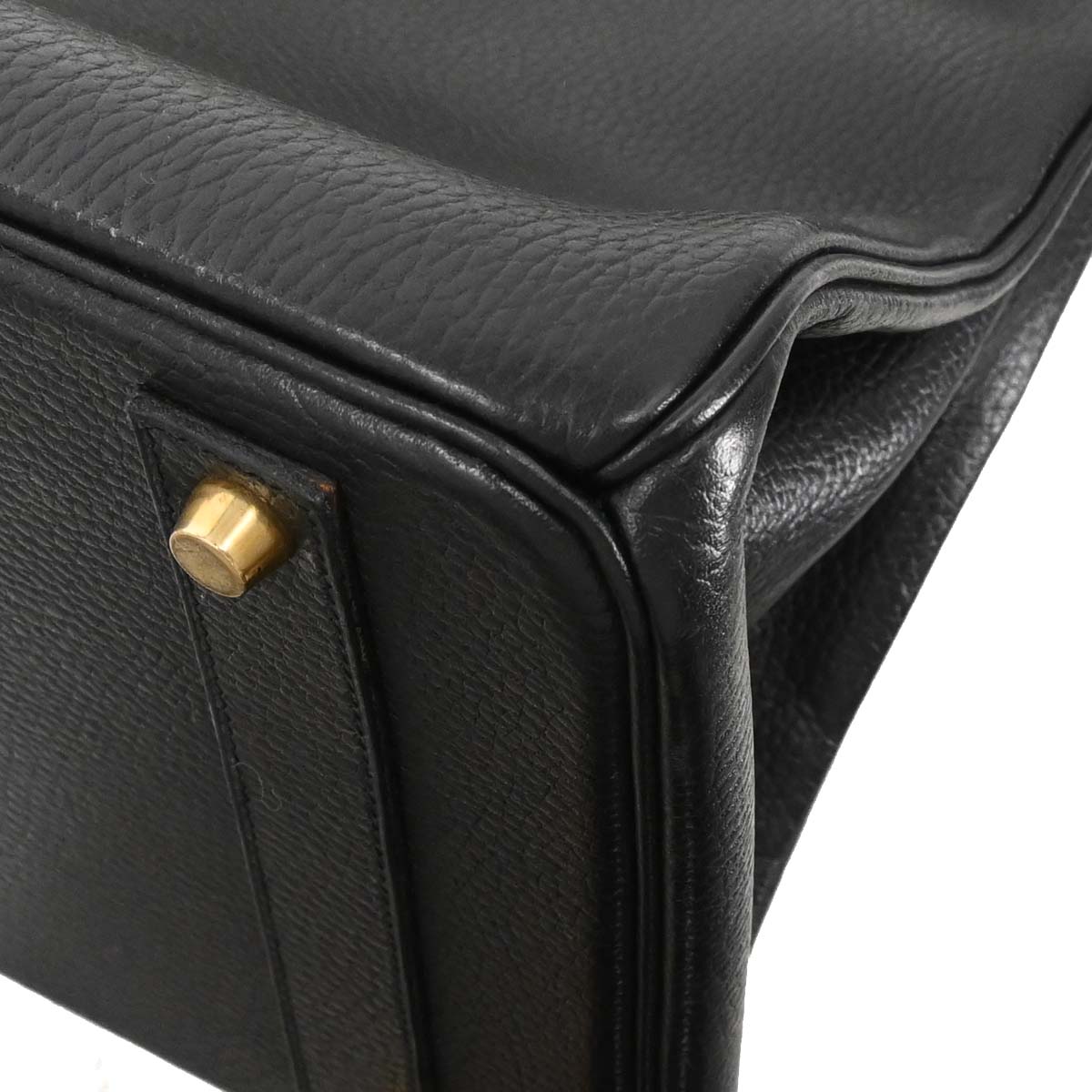 Hermes Black Ardennes Birkin 40 Handbag