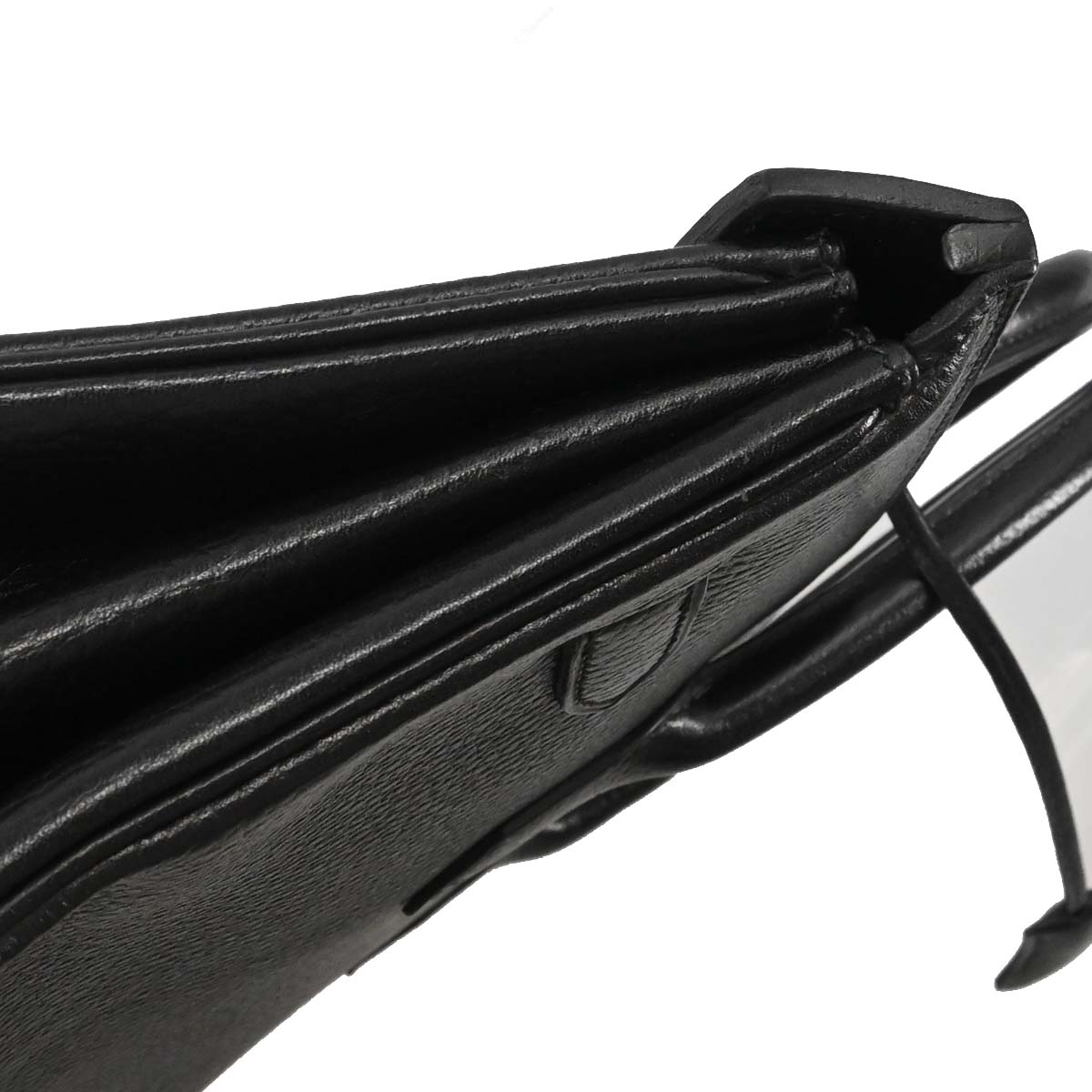 Hermes Black Ardennes Birkin 40 Handbag
