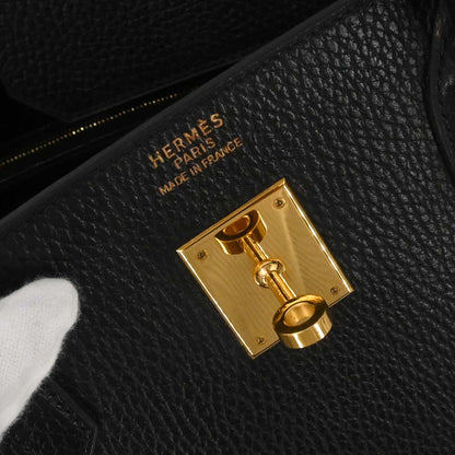 Hermes Black Ardennes Birkin 40 Handbag