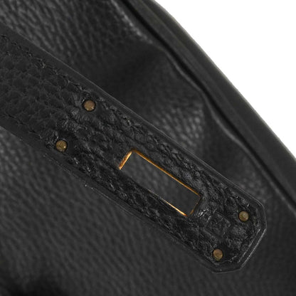Hermes Black Ardennes Birkin 40 Handbag