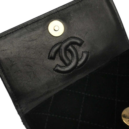 Chanel Black Velvet Camellia Shoulder Bag
