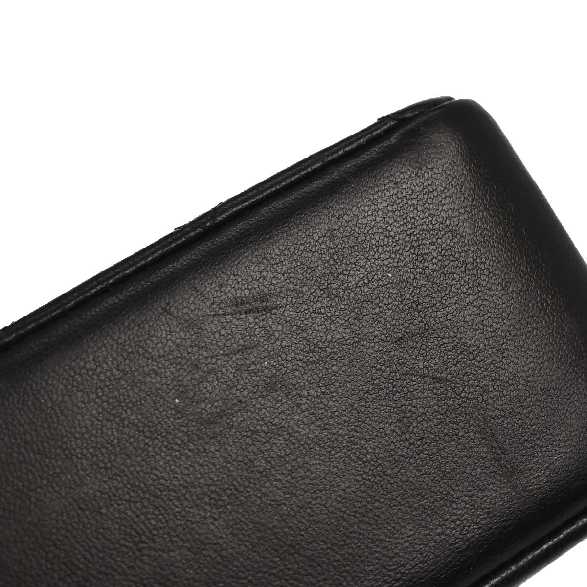 Chanel Black Lambskin Medium Classic Double Straight Flap Bag
