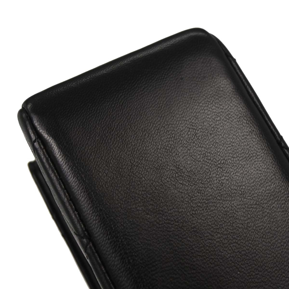 Chanel Black Lambskin Medium Classic Double Straight Flap Bag