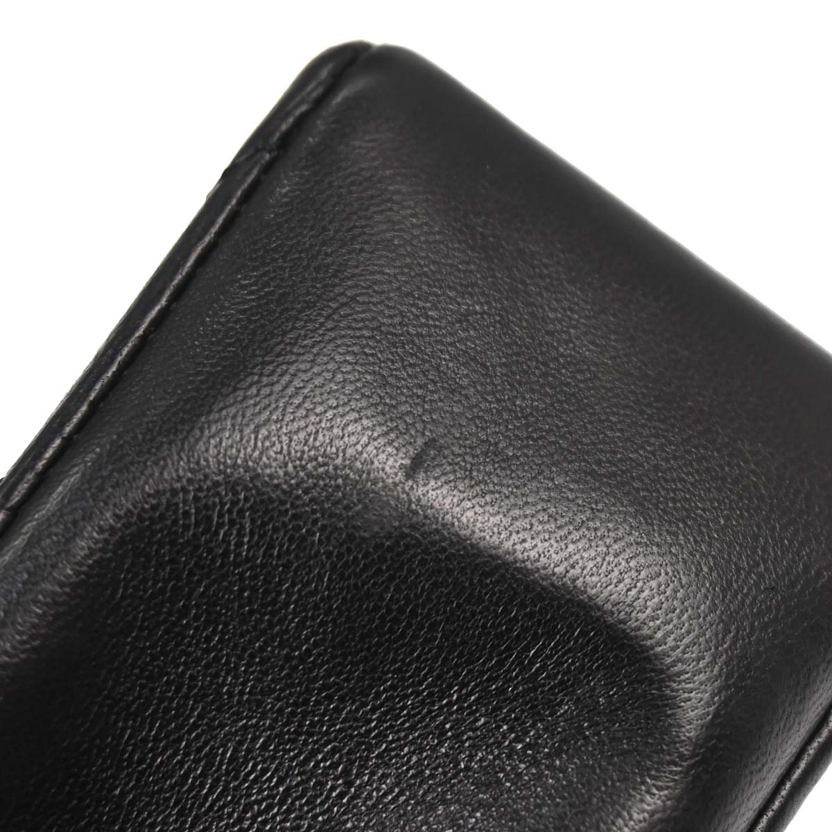 Chanel Black Lambskin Medium Classic Double Straight Flap Bag