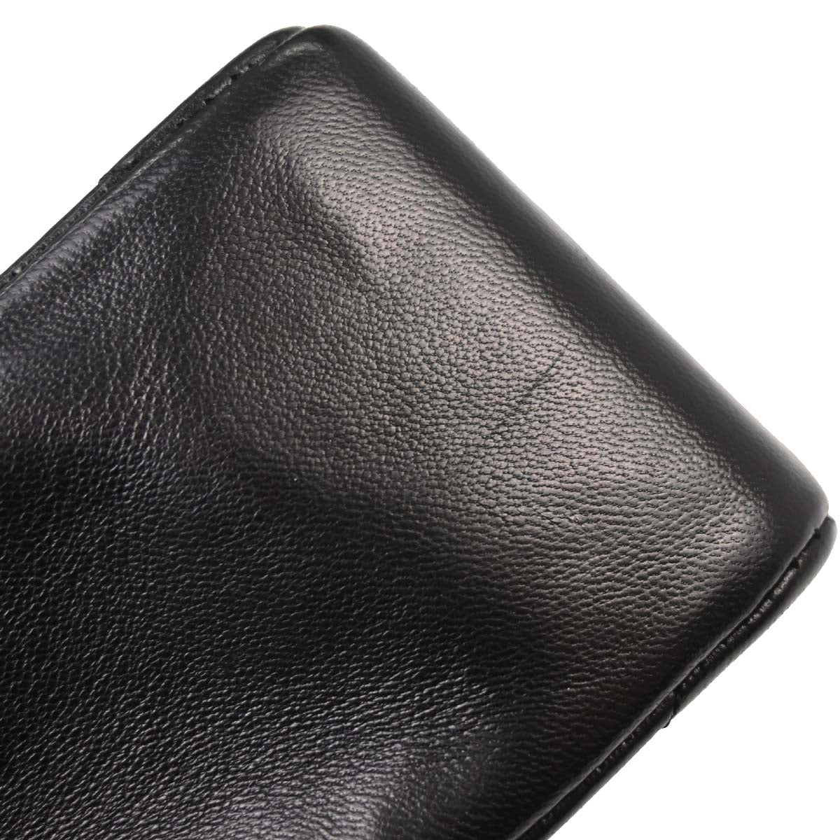 Chanel Black Lambskin Medium Classic Double Straight Flap Bag