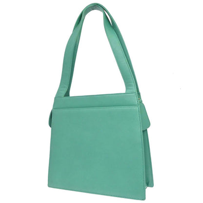 Chanel Green Lambskin Tote Handbag