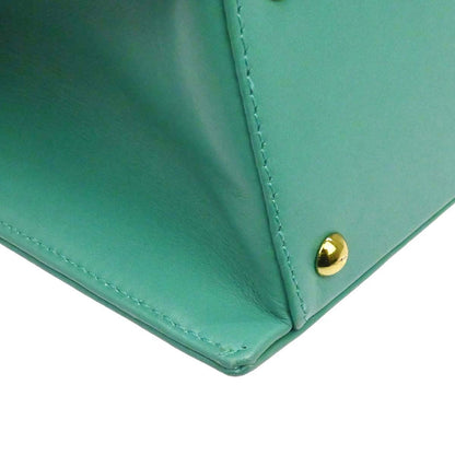 Chanel Green Lambskin Tote Handbag