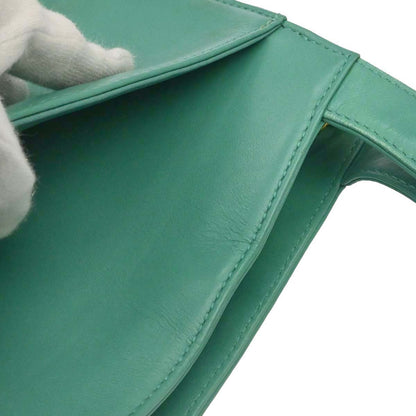 Chanel Green Lambskin Tote Handbag