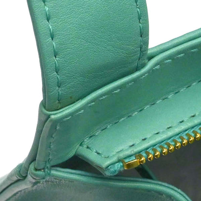 Chanel Green Lambskin Tote Handbag