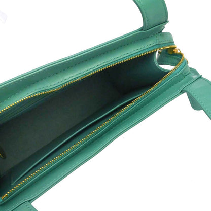 Chanel Green Lambskin Tote Handbag