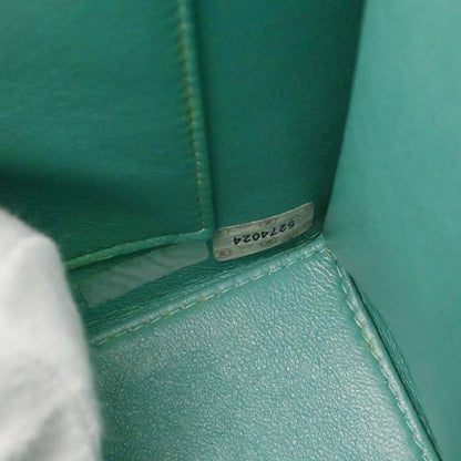 Chanel Green Lambskin Tote Handbag