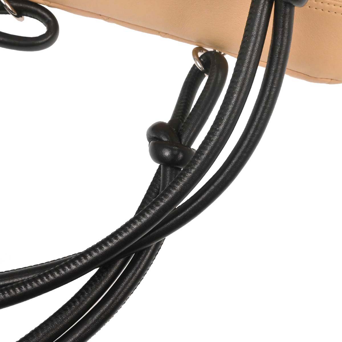 Chanel 2005-2006 Beige Calfskin Cambon Ligne Bowling Bag 27