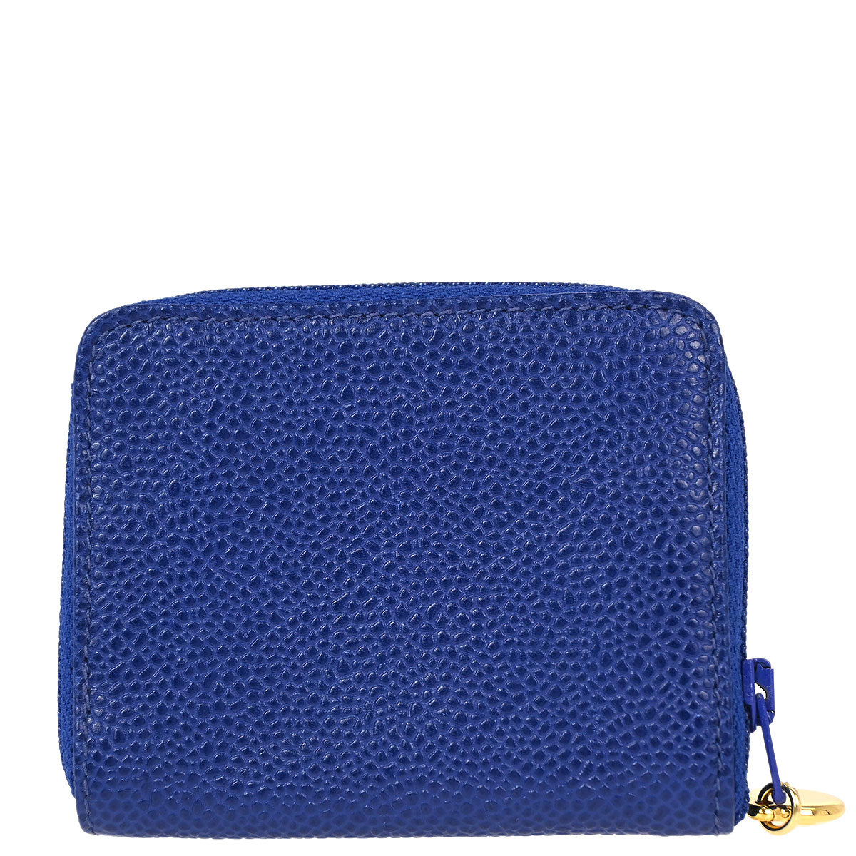 Chanel 1996-1997 Blue Caviar Skin Coin Purse Wallet