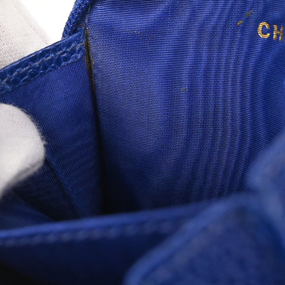 Chanel 1996-1997 Blue Caviar Skin Coin Purse Wallet