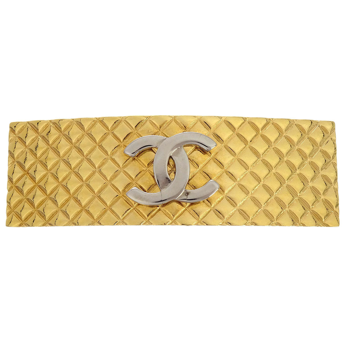 Chanel Barrette Hair Accessories Gold 71/98P