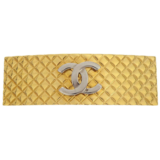 Chanel Barrette Hair Accessories Gold 71/98P