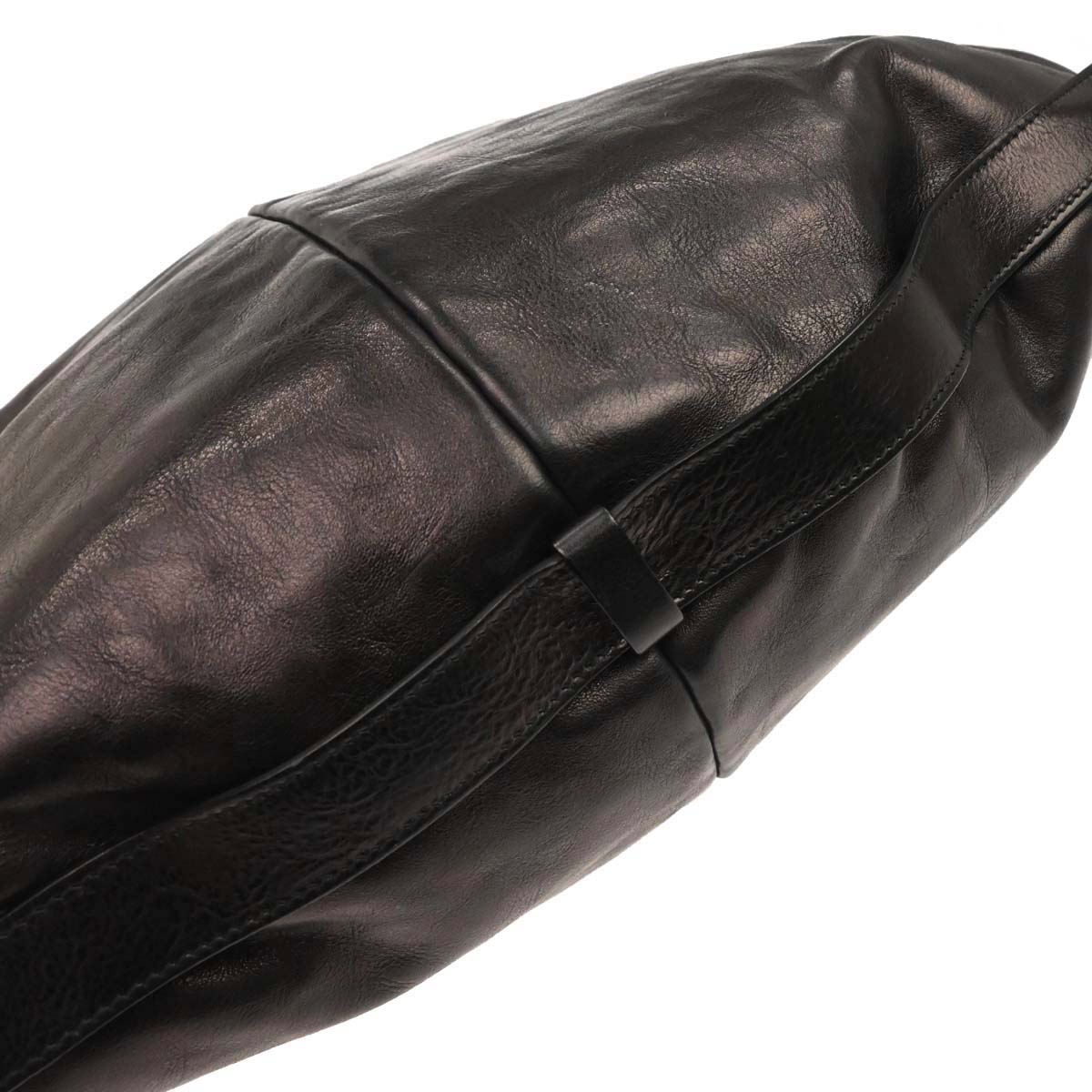 Yves Saint Laurent Black Buffalo Large Mombasa Handbag