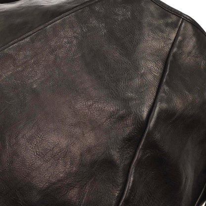 Yves Saint Laurent Black Buffalo Large Mombasa Handbag