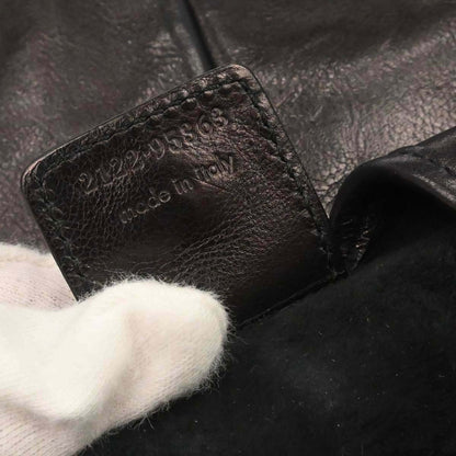 Yves Saint Laurent Black Buffalo Large Mombasa Handbag