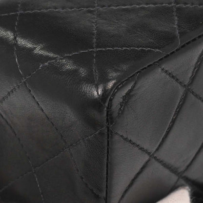 Chanel Black Lambskin Mini Classic Square Flap Shoulder Bag 17