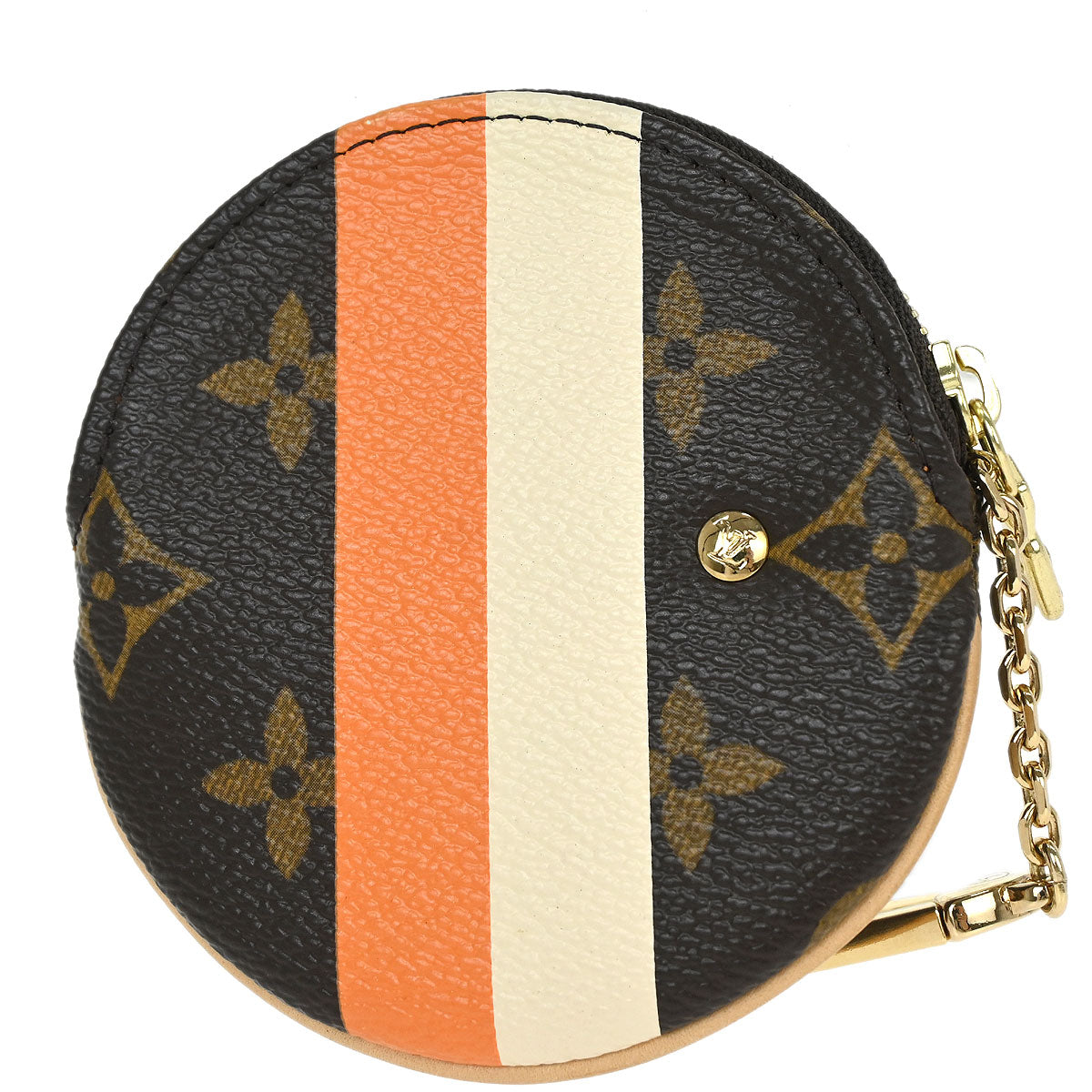 Louis Vuitton 2006 Monogram Groom Porte Monnaie Rond Coin Wallet M60037