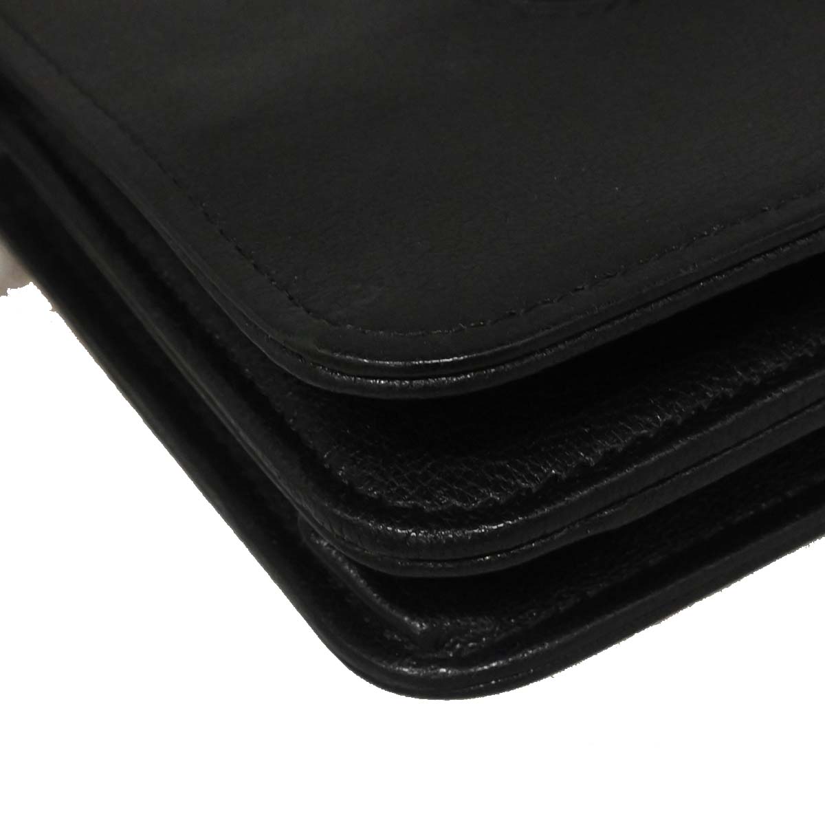 Chanel 2017 Black Lambskin WOC Wallet on Chain Bag