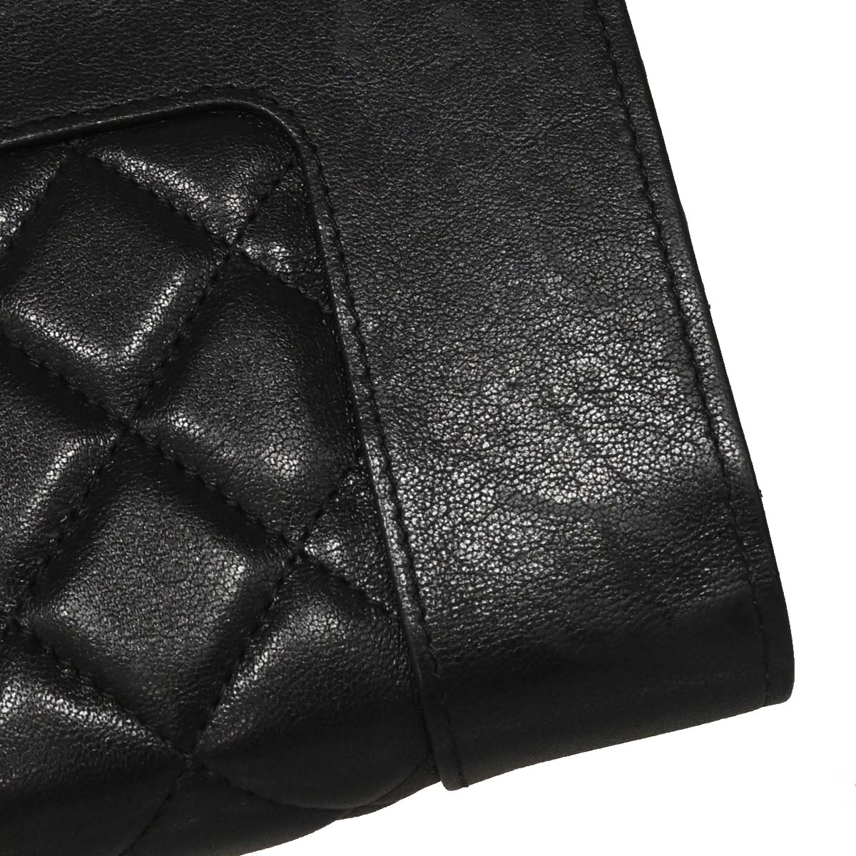 Chanel 2017 Black Lambskin WOC Wallet on Chain Bag