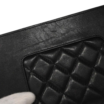 Chanel 2017 Black Lambskin WOC Wallet on Chain Bag