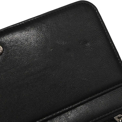 Chanel 2017 Black Lambskin WOC Wallet on Chain Bag