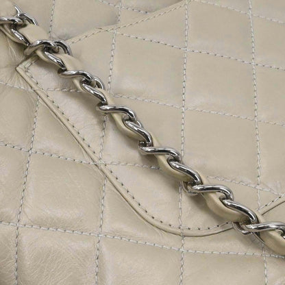 Chanel 2006-2008 Off-white Calfskin Cambon Ligne Tote Handbag