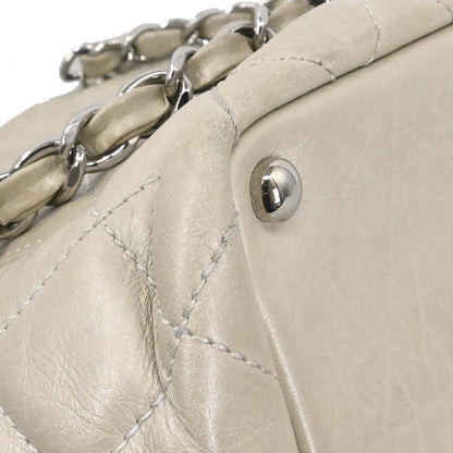 Chanel 2006-2008 Off-white Calfskin Cambon Ligne Tote Handbag