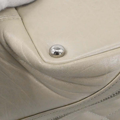 Chanel 2006-2008 Off-white Calfskin Cambon Ligne Tote Handbag