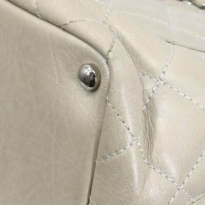 Chanel 2006-2008 Off-white Calfskin Cambon Ligne Tote Handbag