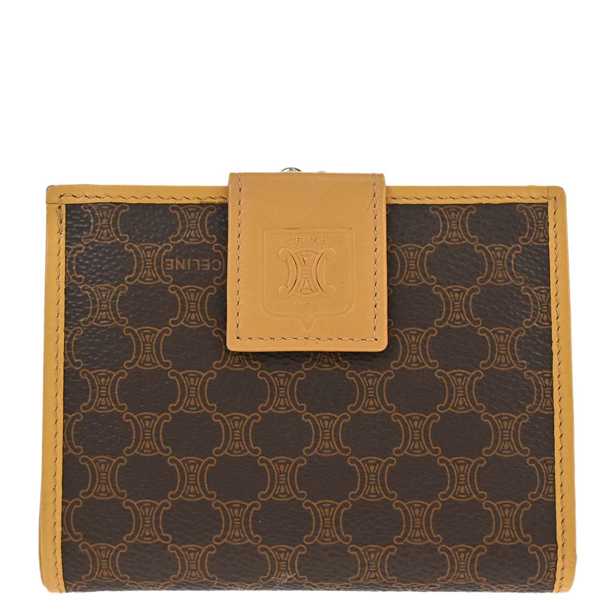 Celine Brown PVC Macadam Wallet