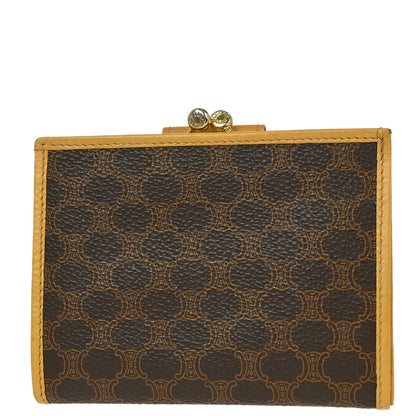 Celine Brown PVC Macadam Wallet